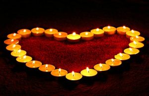 candle heart